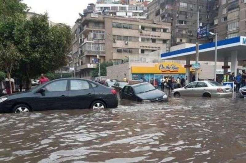 تأثير عاصفة التنين على مصر