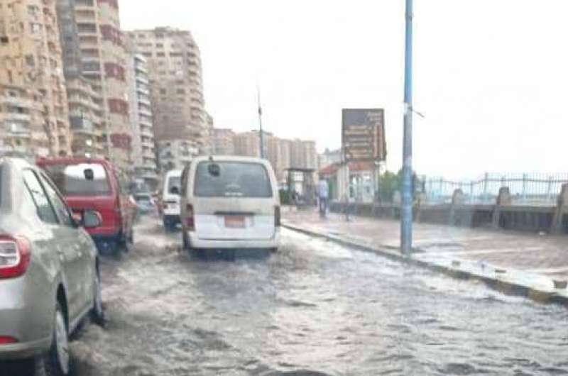 أمطار على الإسكندرية